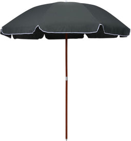 vidaXL - Parasol - met - stalen - paal - 240 - cm - antracietkleurig