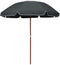 vidaXL - Parasol - met - stalen - paal - 240 - cm - antracietkleurig