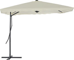 vidaXL - Parasol - met - stalen - paal - 250x250 - cm - antraciet