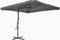 vidaXL - Parasol - met - stalen - paal - 250x250 - cm - antraciet