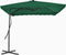 vidaXL - Parasol - met - stalen - paal - 250x250 - cm - groen