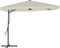 vidaXL - Parasol - met - stalen - paal - 250x250 - cm - groen