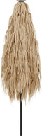vidaXL - Parasol - met - stalen - paal - 268x268x226 - cm - bruin