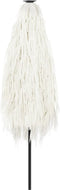 vidaXL - Parasol - met - stalen - paal - 268x268x226 - cm - wit