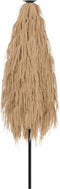vidaXL - Parasol - met - stalen - paal - 288x288x225 - cm - bruin