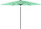 vidaXL - Parasol - met - stalen - paal - 288x288x225 - cm - groen