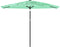 vidaXL - Parasol - met - stalen - paal - 288x288x225 - cm - groen
