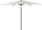 vidaXL - Parasol - met - stalen - paal - 288x288x225 - cm - wit