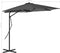 vidaXL - Parasol - met - stalen - paal - 300 - cm - antraciet