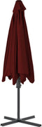 vidaXL - Parasol - met - stalen - paal - 300 - cm - antraciet