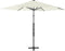 vidaXL - Parasol - met - stalen - paal - 300 - cm - zandkleurig