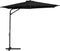vidaXL - Parasol - met - stalen - paal - 300 - cm - zwart