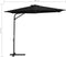 vidaXL - Parasol - met - stalen - paal - 300 - cm - zwart