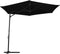 vidaXL - Parasol - met - stalen - paal - 300 - cm - zwart
