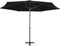 vidaXL - Parasol - met - stalen - paal - 300 - cm - zwart