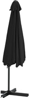 vidaXL - Parasol - met - stalen - paal - 300 - cm - zwart
