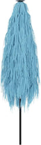 vidaXL - Parasol - met - stalen - paal - 300x200x250 - cm - blauw