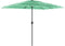 vidaXL - Parasol - met - stalen - paal - 300x200x250 - cm - groen
