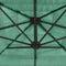vidaXL - Parasol - met - stalen - paal - 300x200x250 - cm - groen