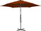vidaXL - Parasol - met - stalen - paal - 300x230 - cm - terracottakleurig
