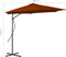 vidaXL - Parasol - met - stalen - paal - 300x230 - cm - terracottakleurig