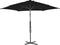 vidaXL - Parasol - met - stalen - paal - 300x230 - cm - zwart