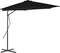 vidaXL - Parasol - met - stalen - paal - 300x230 - cm - zwart