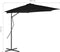 vidaXL - Parasol - met - stalen - paal - 300x230 - cm - zwart