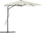 vidaXL - Parasol - met - stalen - paal - 300x230 - cm - zwart