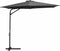 vidaXL - Parasol - met - stalen - paal - 300x250 - cm - antraciet