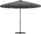 vidaXL - Parasol - met - stalen - paal - 300x250 - cm - antraciet