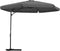 vidaXL - Parasol - met - stalen - paal - 300x250 - cm - antraciet