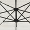 vidaXL - Parasol - met - stalen - paal - 324x324x247 - cm - wit