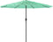 vidaXL - Parasol - met - stalen - paal - 388x388x248 - cm - groen