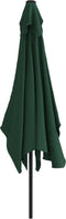 vidaXL - Parasol - rechthoekig - 200x300 - cm - groen