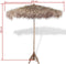 vidaXL - Parasol - van - bamboe - met - dak - van - bananenbladeren - 210 - cm