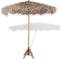 vidaXL - Parasol - van - bamboe - met - dak - van - bananenbladeren - 210 - cm