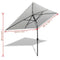 vidaXL - Parasol - vierhoekig - zandwit - 200 - x - 300 - cm