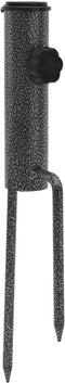 vidaXL - Parasolstandaards - met - pennen - 2 - st - 9x35 - cm - gegalvaniseerd - staal