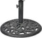 vidaXL - Parasolvoet - 12 - kg - 48 - cm - gietijzer