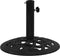 vidaXL - Parasolvoet - 12 - kg - 48 - cm - gietijzer - wit