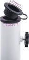 vidaXL - Parasolvoet - 12 - kg - 48 - cm - gietijzer - wit