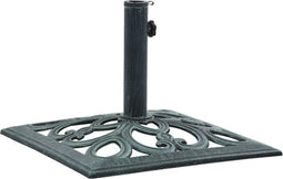 vidaXL - Parasolvoet - 12 - kg - 49 - cm - gietijzer - groen