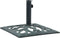 vidaXL - Parasolvoet - 12 - kg - 49 - cm - gietijzer - groen