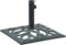 vidaXL - Parasolvoet - 12 - kg - 49 - cm - gietijzer - groen