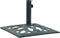 vidaXL - Parasolvoet - 12 - kg - 49 - cm - gietijzer - wit