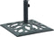 vidaXL - Parasolvoet - 12 - kg - 49 - cm - gietijzer - wit