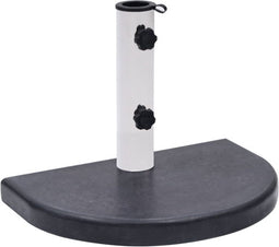 vidaXL - Parasolvoet - 40x28x4 - cm - graniet - zwart