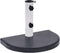 vidaXL - Parasolvoet - 40x28x4 - cm - graniet - zwart