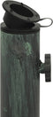 vidaXL - Parasolvoet - 40x40x32 - cm - gietijzer - groen